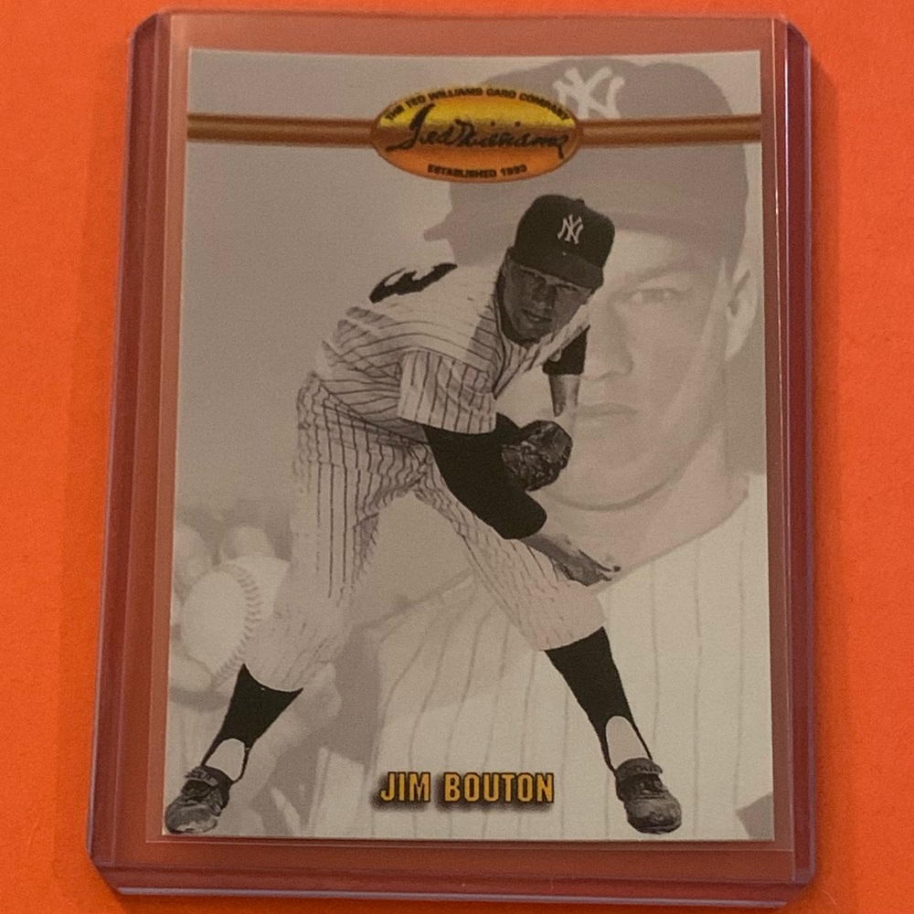 Jim Bouton #60 1993 Ted Williams Company Baseball Trading Card